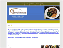 Tablet Screenshot of bourbonchickenspices.com